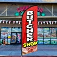 thumbnail image 5 of QSUM Butcher Shop Themed Feather Flag, 11FT Butcher Shop Advertising Swooper Flag, Vivid Color and Fade Proof Butcher Shop Signs for Businesses, 5 of 6