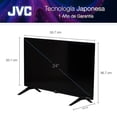 thumbnail image 2 of JVC  Smart TV 24 pulgadas  HD LED  Roku TV  Dolby Audio  WiFi  HDMI USB  Netflix YouTube Prime Video  Modelo SI24R, 2 of 7
