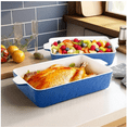 thumbnail image 2 of Casserole Dishes for Oven, Ceramic Baking Dishes, Lasagna Pan with Handles, Porcelain Baking Pan Deep, Bakeware for Baking, Cooking, Wedding Gift, Set of 3, 2 of 6