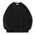 thumbnail image 2 of yillto Women's Plus Size Sweatshirt Cotton Round Neck Long Sleeve Pullover Top Loose Casual Sweatshirt, 2 of 3