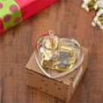 thumbnail image 6 of Hand Windup Metal Movement Octave Box Music Box with Clear Acrylic Heart Shape For Friend Couple Birthday Gift, 6 of 7