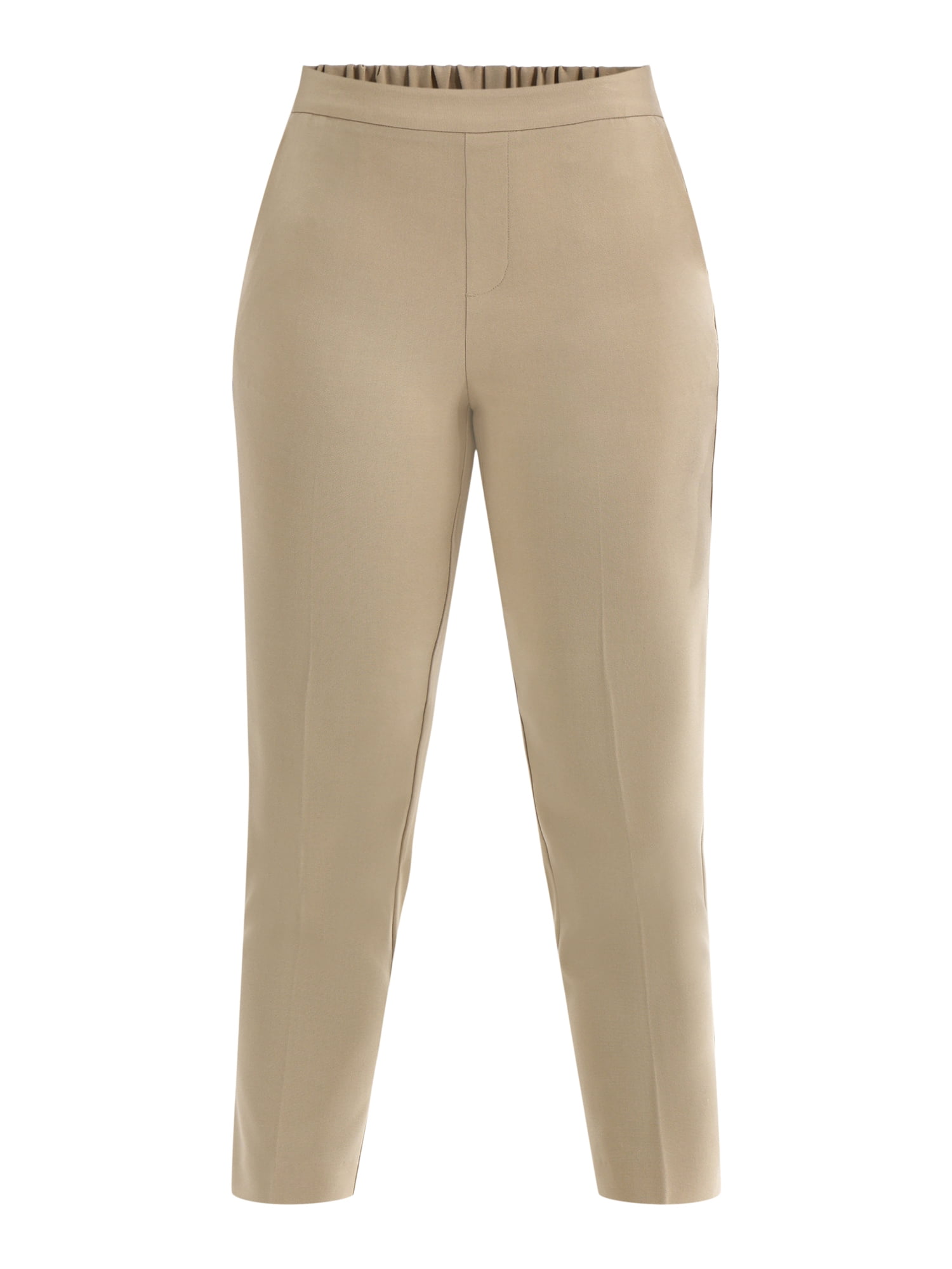 Time and Tru Women's Tapered Pull on Pants, 27" Inseam, Sizes XS-XXXL