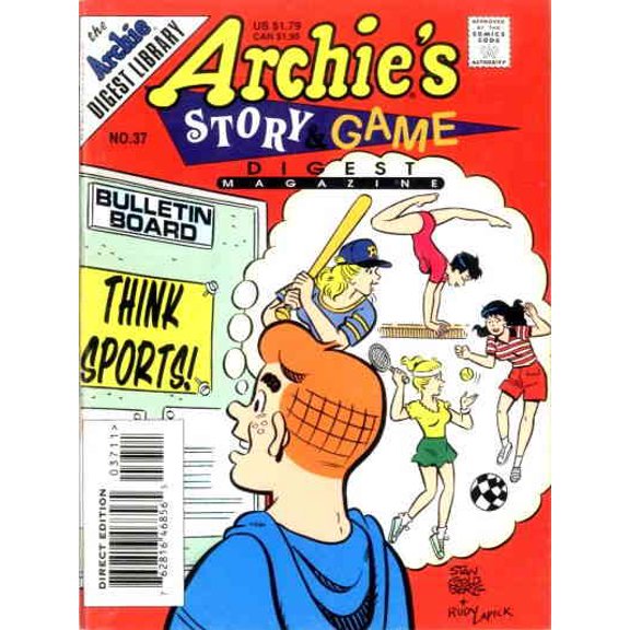 Archie's Story And Game Digest Magazine #37 VF ; Archie Comic Book