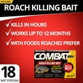 thumbnail image 5 of Combat Max 12 Month Roach Killing Bait, Small Roach Bait Station, Child-Resistant, 18 Count, 5 of 12