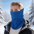 thumbnail image 2 of Unique Bargains 1 Pc Multi-function Neck Warmers Cold-proof Face Mask for Cycling Blue, 2 of 6