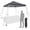 Dark Grey, variant on Pop Up Canopy Tent One Button Easy Pop Up Outdoor Instant Folding Slant Leg Canopy with 2 Wheels and Deluxe Carry Bag