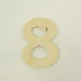 thumbnail image 1 of Package of 1, 8 Inch X 3/4" Baltic Birch "8" Plywood Numbers In The Waltograph Font | Thick For Art & Craft Project, Made in USA, 1 of 1