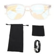 thumbnail image 2 of Smart Glasses, Blue Light Filtering Lenses, Smart Touch, AI Voice Helper Smart Interaction, Wireless Photography, Calling, Music Playback, Built in Microphone and Speaker, 2 of 7