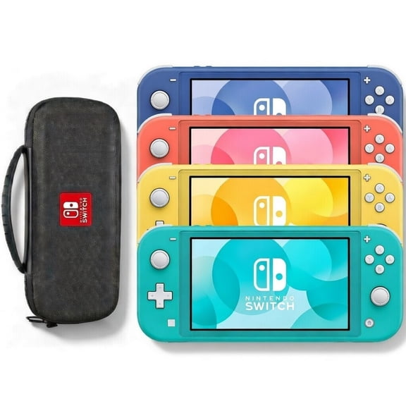 Restored Nintendo Switch Lite Game Console with Retrofam Carry Case International Version, Random (Refurbished)
