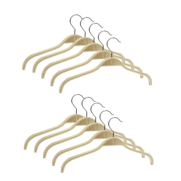 Advancent 10 paquetes/lote de perchas prácticas para ahorrar espacio, gran capacidad de carga, perchas innovadoras para ropa Almacenamiento y organización del hogar Para niños paño 35cm