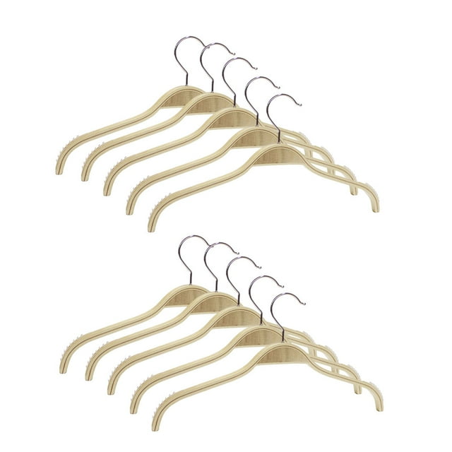 kurtrusly 10pcs/set Space-saving Clothes Hangers Strong Load-bearing Capacity Innovative Convenient To For kids cloth 35cm