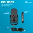 thumbnail image 6 of JLab Epic Talk Gaming, Podcasting & Streaming Microphone, Professional Grade Recording Mic, 92kHz/24BIT Clarity, 4+ft USB-C Cable, Versatile Mounting, 4 Directional Pattern Modes, Gain Control, 6 of 6