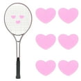 thumbnail image 1 of Tennis Racket Dampener [6PCS] - Funny Heart Shape Silicone Tennis Shock Absorber Racket Vibration Dampener [Purple], 1 of 7
