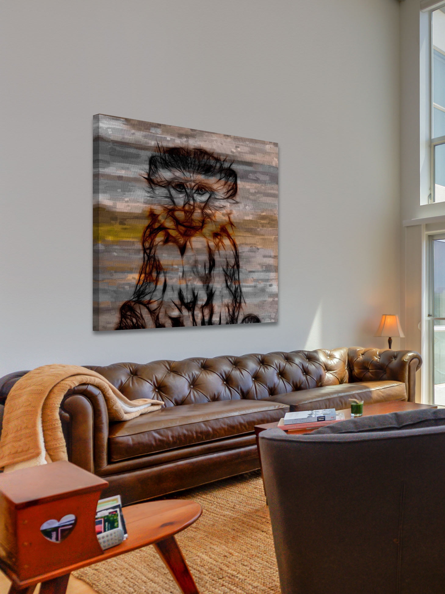 Parvez Taj "Primate" Print on Canvas
