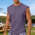 thumbnail image 2 of Big and Tall Tank Tops for Men Sleeveless Tee Shirts Running Shirt Bodybuilding Beach Gym Muscle Tank Bodybuilding Gym Vest Regular and Big & Tall Gym Clothes for Men, 2 of 4