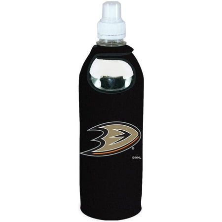 

Anaheim Ducks 1/2 Liter Water Bottle Neoprene Beverage Insulator Holder Cooler with Clip Hockey