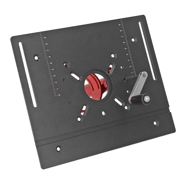 Kit de Levage de Routeur, Plaque de Base pour Scie de Table de Routeur, Systèmes de Levage de Routeur pour Petites Machines de Coupe de 63.8mm à 65mm Haute Précision Menuiserie