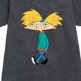 thumbnail image 2 of Hey Arnold! - Distressed Arnold - Toddler And Youth Girls Fleece Dress, 2 of 4