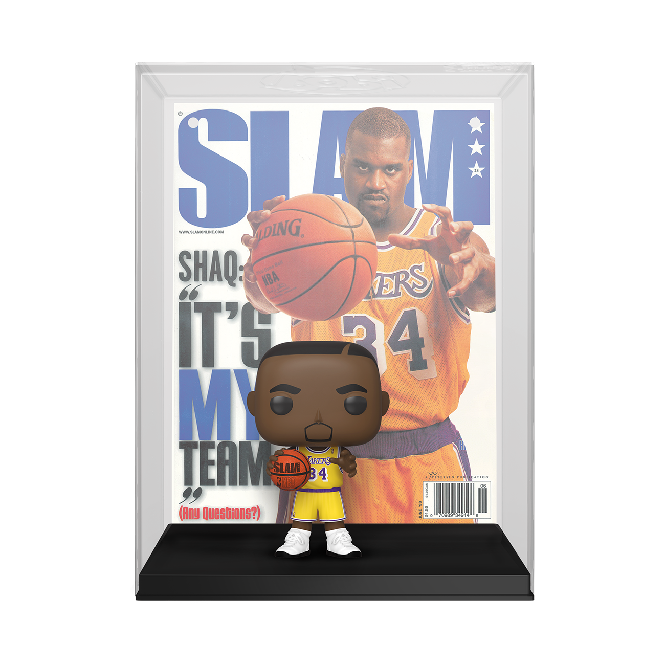 Funko 'Shaquille O'Neal'  シャック　フィギュア Funko Pop! NBA SLAM Shaquille O'Neal Lakers Uniform Vinyl