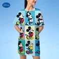 thumbnail image 2 of New Hot Ladies Fashion Casual Loose Midi Dress Ladies Casual Knee length Skirt Cute Disney Mickey Mouse 3D Print T Shirt DressXL Gao Jinjia LED, 2 of 2