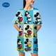 thumbnail image 2 of New Hot Ladies Fashion Casual Loose Midi Dress Ladies Casual Knee length Skirt Cute Disney Mickey Mouse 3D Print T Shirt Dress4XL Gao Jinjia LED, 2 of 2
