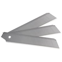 M-D 49977 Replacement Scraper Blade, 4 in L, Steel 6 Pack