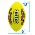 thumbnail image 2 of Franklin Sports Playbook Youth Junior Football with Route Diagrams Small Yellow, 2 of 8