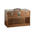 thumbnail image 3 of Gerstner 1805-NW - Natural Walnut Wood Retro Chest - for Home, Work or Office, 3 of 3