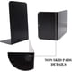 thumbnail image 3 of 4pcs Heavy Duty Black Decorative Metal Bookends,metal Book Ends Supportwith Non-slip Rubber fg2025031700784, 3 of 5