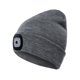 thumbnail image 3 of Sombrero de punto de invierno LED con sombrero de pesca iluminado Sombrero de senderismo iluminado (gris), 3 of 5