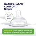 thumbnail image 2 of Tetina para bebé Playtex NaturaLatch flujo lento, 2 unidades, 2 of 6