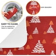 thumbnail image 2 of SKYSONIC Christmas Tree Dish Drying Mat 16x18 inch Xmas Winter Large Dish Drying Mat, Counter top Mat, Dish Draining Mat,Dishes Draining Protector Pad, Sink Mat For Kitchen Counter, 2 of 6