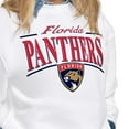 thumbnail image 3 of Women's Starter White Florida Panthers Arch Stripe Fleece Sweatshirt, 3 of 3