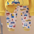 thumbnail image 4 of HFHAPW Boys Girls Toddler Snug Fit 2 Piece Pajamas Set Long Sleeve Top Pants Pjs Baby Loungewear Fall Winter Sleepwear, 4 of 7