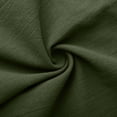 thumbnail image 4 of ibuvkizy Shirts for Men Summer Short Sleeve with Button Down Solid Color Casual Tops Army Green,L, 4 of 7