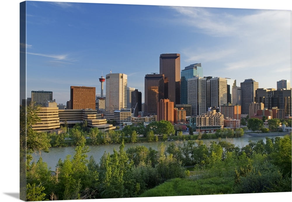 Great BIG Canvas "Calgary, Alberta, Canada" Canvas Wall Art 30x20