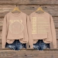 thumbnail image 2 of TINZ Chandail à Capuche Tendance pour Femmes, Imprimé Lettre, Col Rond, Automne & Hiver, Vêtements d'Entraînement Confortables, 2 of 3