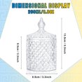 thumbnail image 2 of Set de tarros de cristal para caramelos Aoriher Crystal Home Decor 4 unidades, 2 of 6