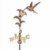 Good Directions Hummingbird Weathervane with Roof Mount, Pure Copper - 14.5"L