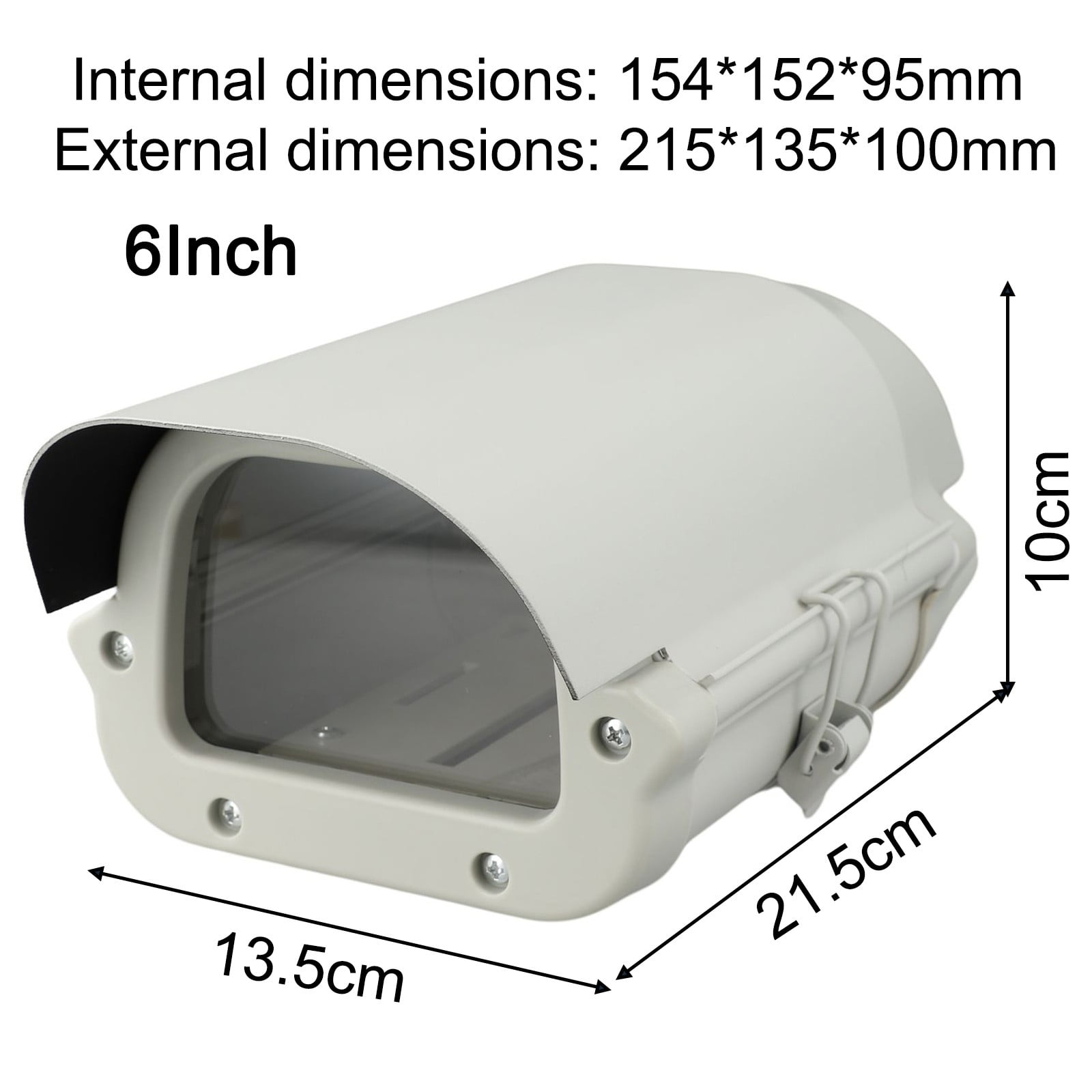 Outdoor Camera Cover CCTV Camera Housing Camera Protection 10 Inch Aluminum Alloy Material Comprehensive Protection Package