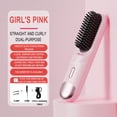 thumbnail image 2 of Specollect 1 Pcs Rechargeable Hair Straightener Brush 2-in-1 Styling Tool with Negative Ion Technology Fast Heating Portable Travel, 2 of 9
