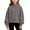 Gray, variant on Hzzrkos Girls Corduroy Mock Neck Sweatshirt Long Sleeve Casual Pullover Tunic Top Soft Textured Shirt with Side Slit Hem Relaxed Daily School Travel Wear Pink