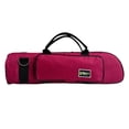 thumbnail image 4 of Bolsa de tela Oxford para trompeta, con cremallera, impermeable, acolchada de 8 mm. Rojo, 4 of 9