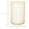 thumbnail image 2 of FUTUREORYY 1Ud Colgante De Bambú Beige Para Iluminación Ambiental Y Uso En Pared Interior, 2 of 8