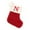 N, variant on Beautynvta Christmas Stockings with Initials, 7'' Small Embroidered Letter Knit Red White Christmas Stocking, Personalized Letter Stockings for Christmas Xmas Tree Holiday Fireplace, K