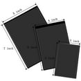 thumbnail image 2 of 10 Pieces Magnetic Photo Pocket Picture Frame, Photo Pocket Sleeve for Fridge, Locker, Office Cabinet (Black), 2 of 7