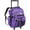 Dark Purple, variant on Deluxe Unisex Wheeled Large Compression Straps Backpack, Dark Purple