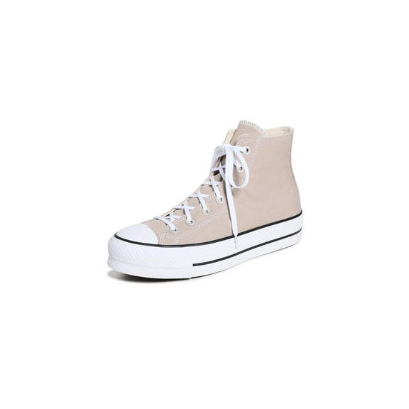 Converse Women's Chuck Taylor All Star Lift Platforms, Wonder Stone/White/Black, 11 Medium US