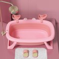 thumbnail image 1 of Suministros para bebés, bañera plegable para bebés, bañera portátil para recién nacidos, bañera para bebés, máxima comodidad, 1 of 1