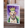 thumbnail image 2 of Labrador Retriever King of Mardi Gras Greeting Cards Pack of 8 7 in x 5 in, 2 of 3